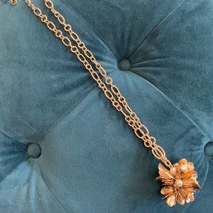 JCrew Floral Buch Pendant Necklace (NWT)